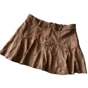 Pink Rock Faux Suede skirt